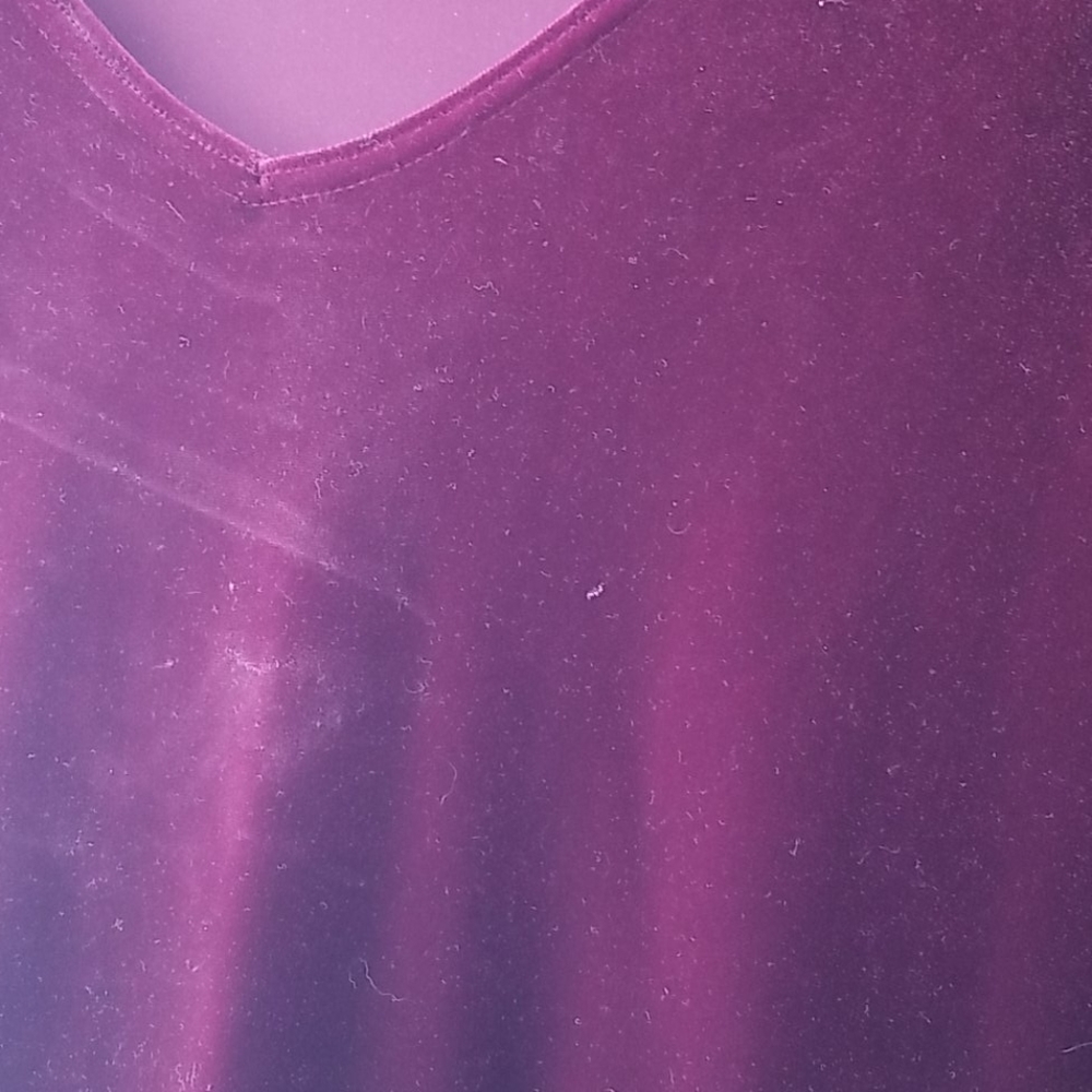 Maroon top. Can be dressed up or down